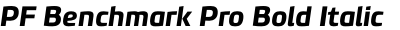 PF Benchmark Pro Bold Italic